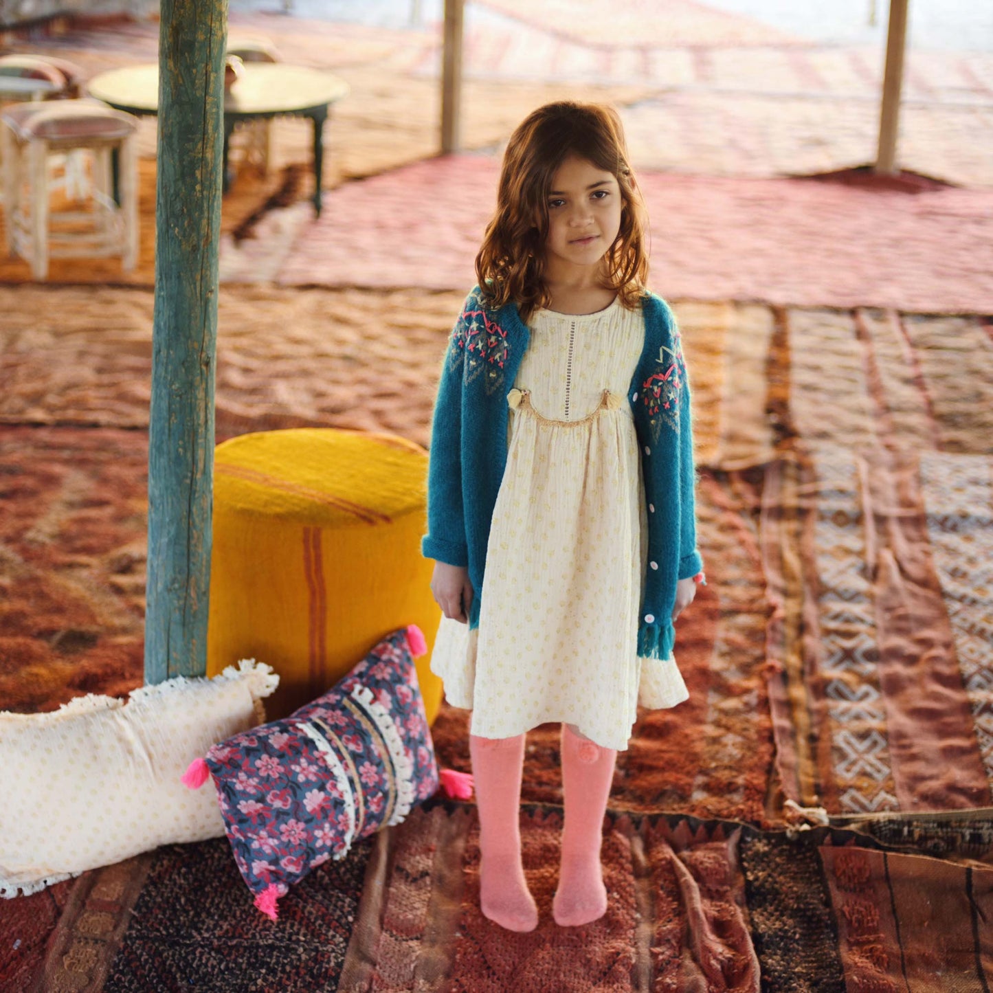Girls Pink "Poppy" Socks