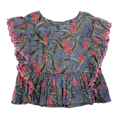Girls Lagoon Leaves Top