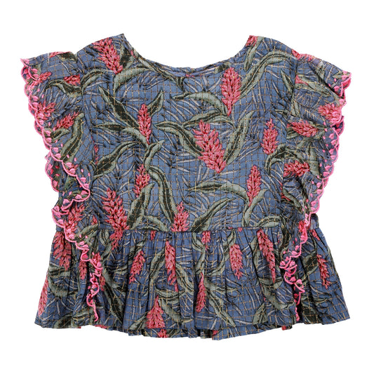 Girls Lagoon Leaves Top