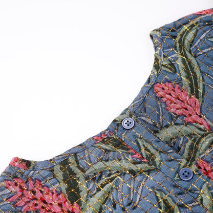 Girls Lagoon Leaves Top
