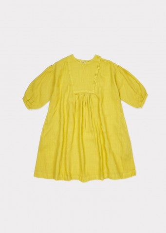 Girls Mustard Yellow Dress