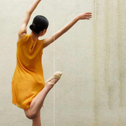 女士金色"Maiko Miyauchi3℃/Marigold"芭蕾舞连衣裙