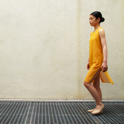 女士金色"Maiko Miyauchi3℃/Marigold"芭蕾舞连衣裙