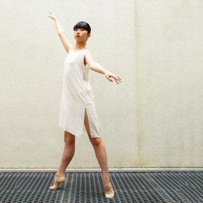女士白色"Maiko Miyauchi3℃/white"芭蕾舞连衣裙