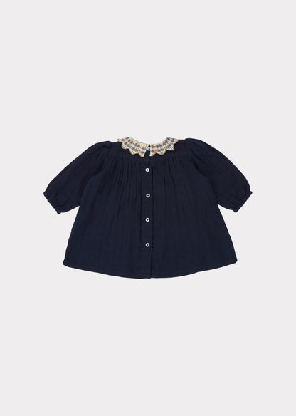 Baby Girls Dark Navy Mallard Tunic Set