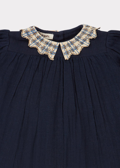 Baby Girls Dark Navy Mallard Tunic Set