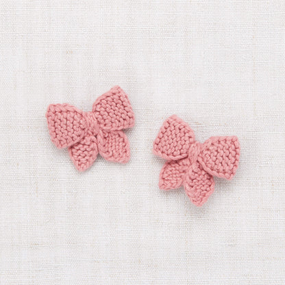 Girls Pink Bow Hair Clips