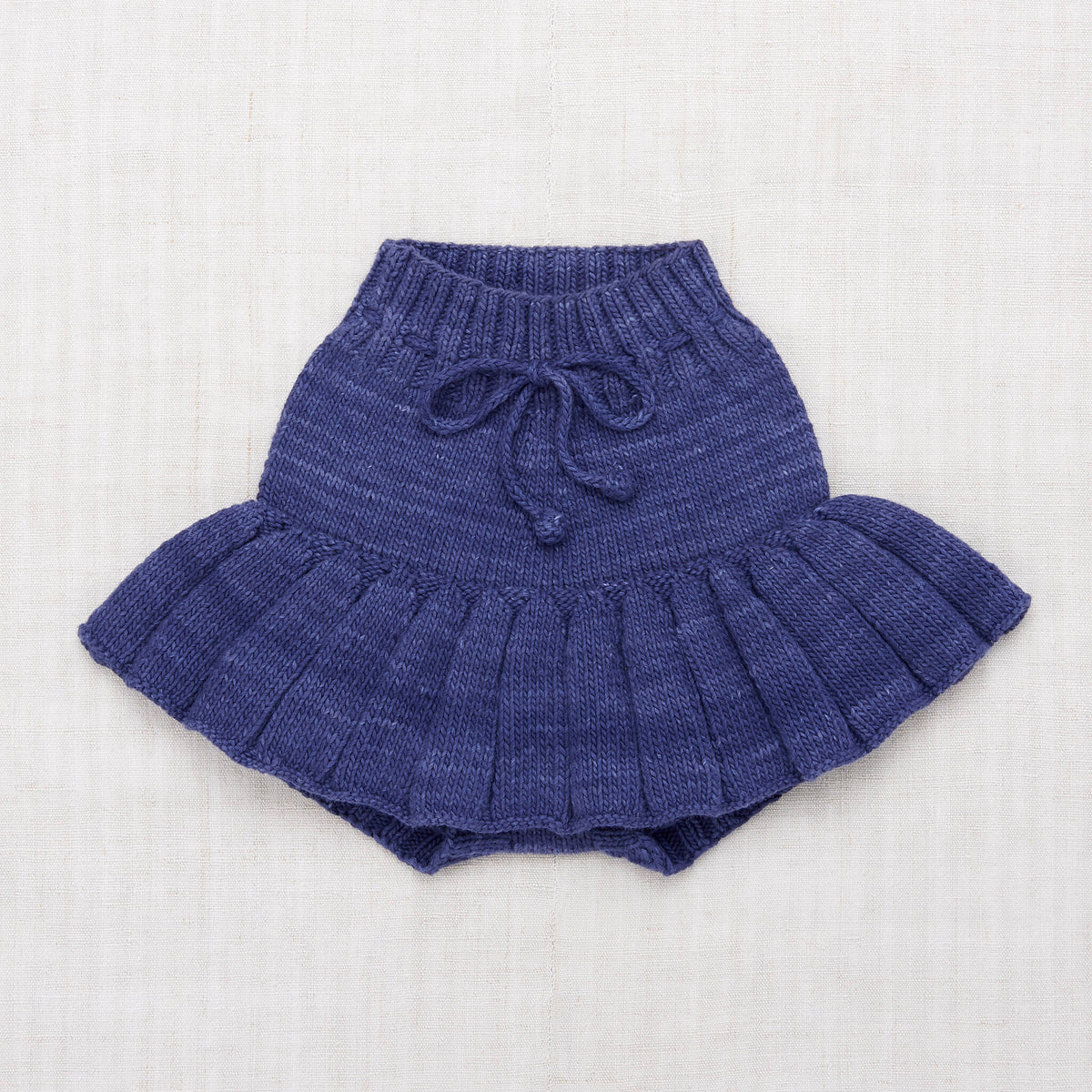 Girls Blue Pima Cotton Skirt