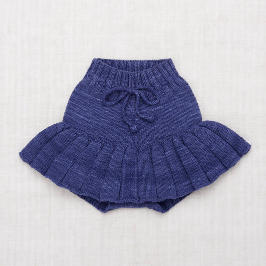 Girls Blue Pima Cotton Skirt