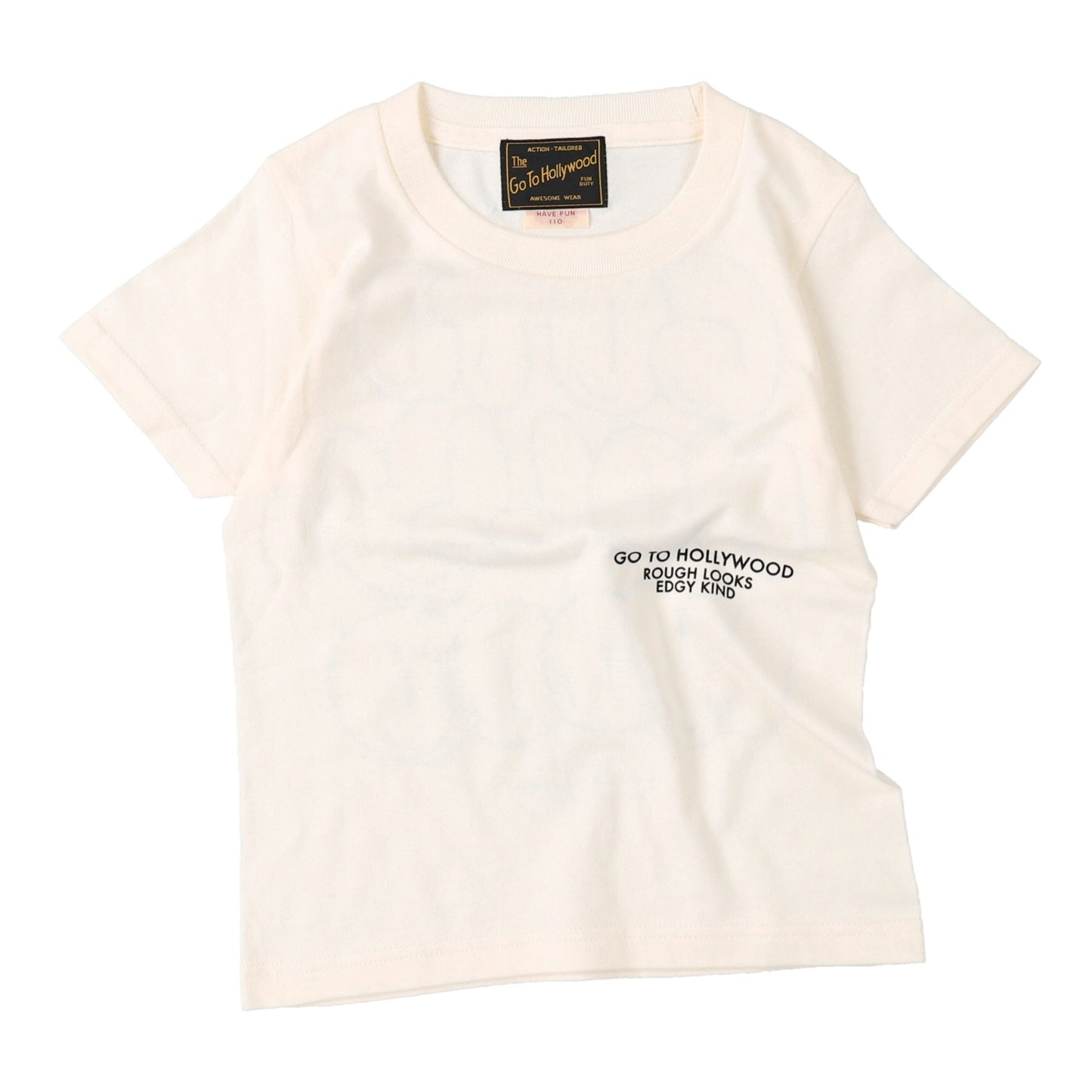 儿童白色Logo棉T恤