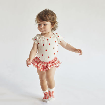 女婴白色连体衣套装(3件)