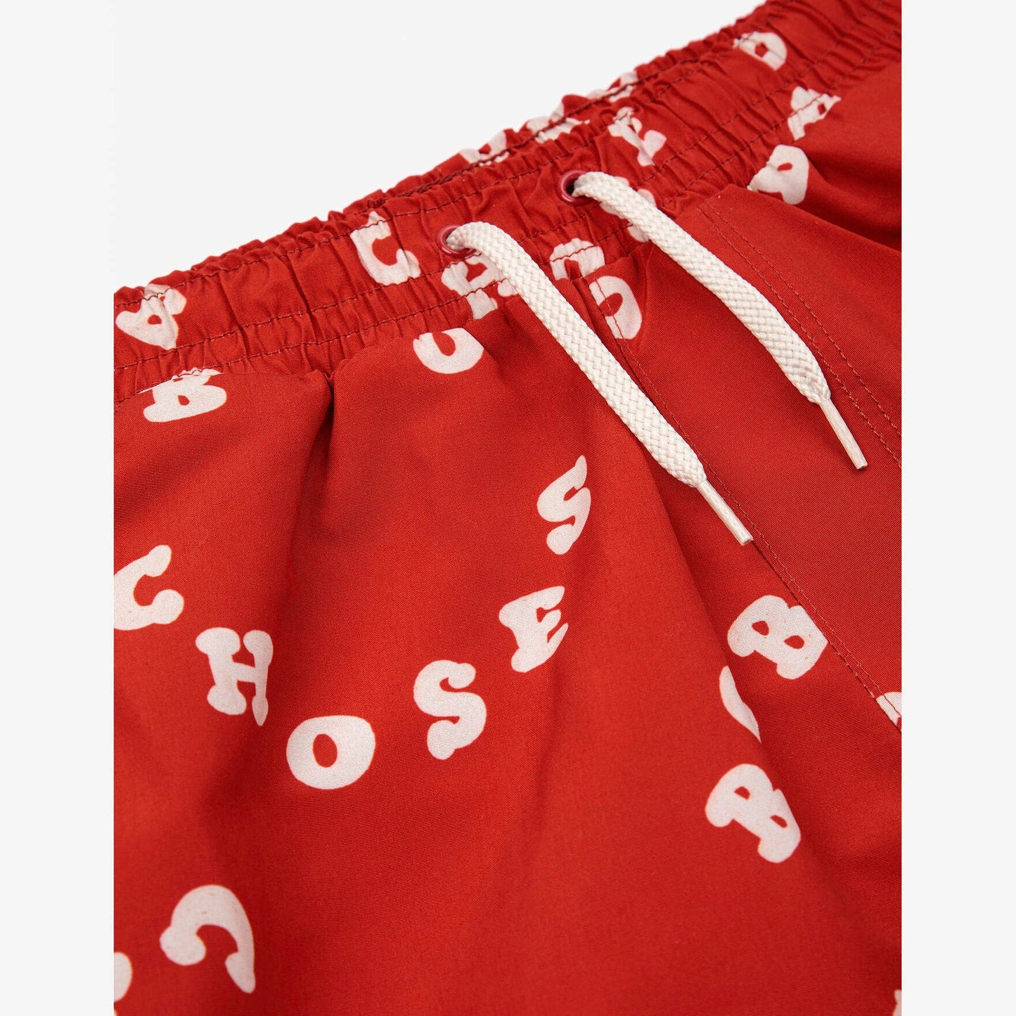 儿童红色Logo泳裤