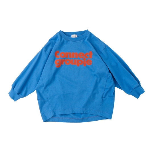 儿童蓝色Logo棉T恤