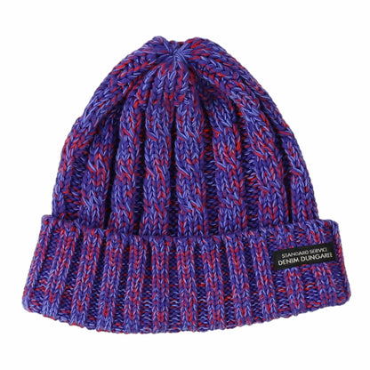 儿童蓝色针织帽子