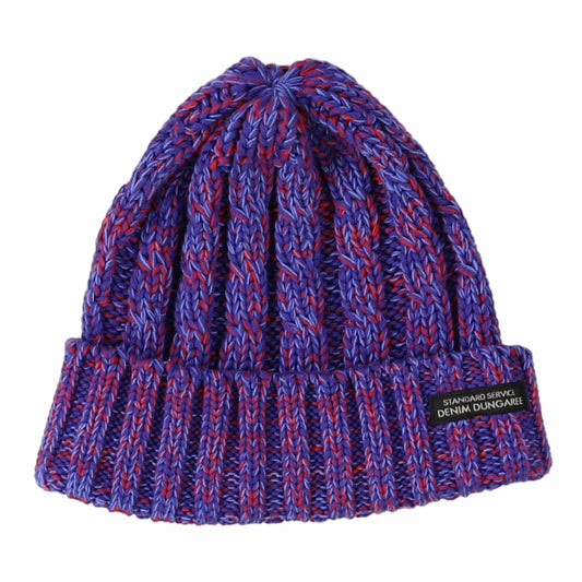 儿童蓝色针织帽子