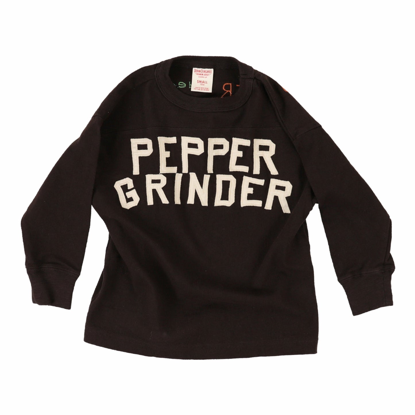 儿童黑色Logo棉T恤