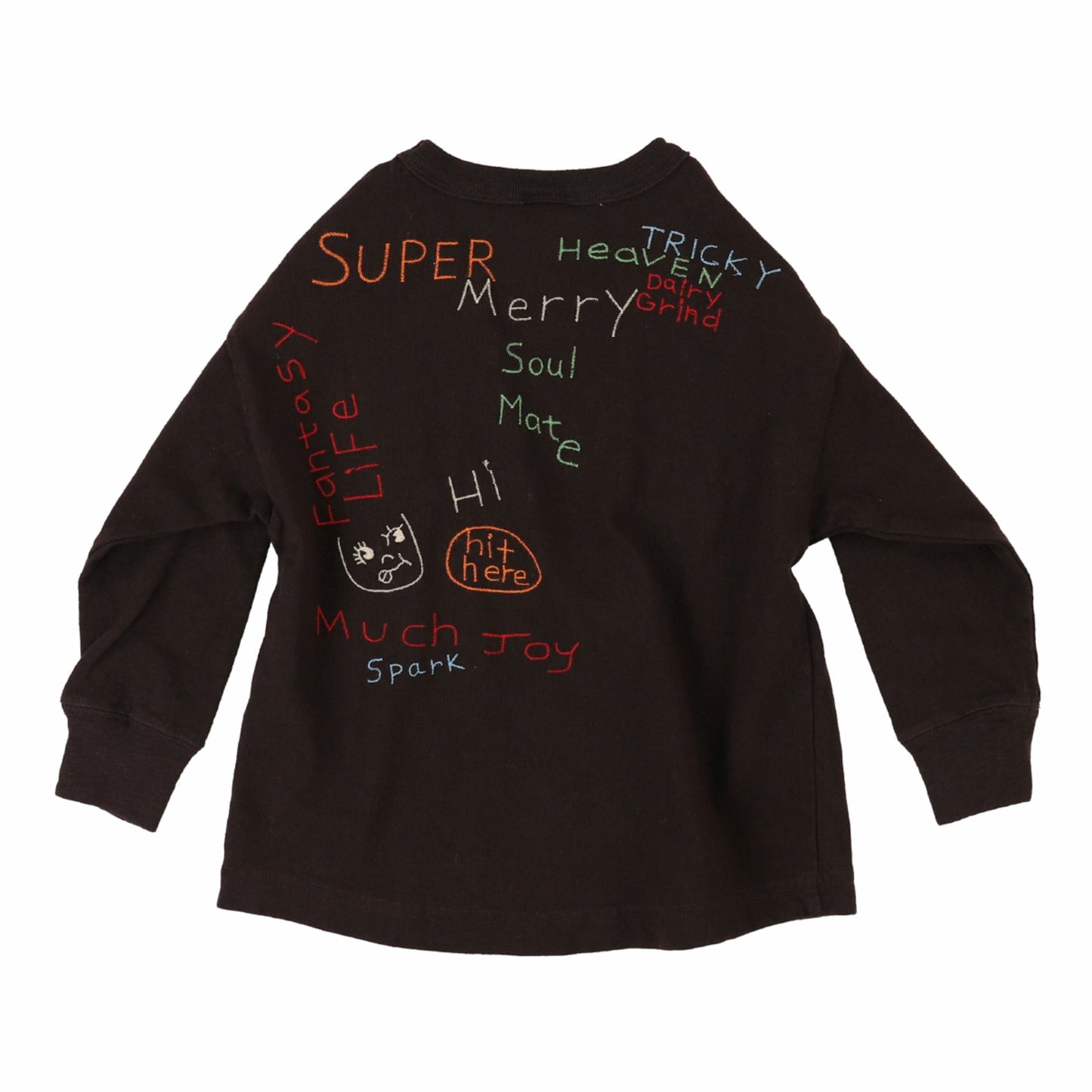 儿童黑色Logo棉T恤