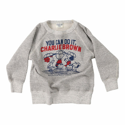 儿童灰色印花棉卫衣