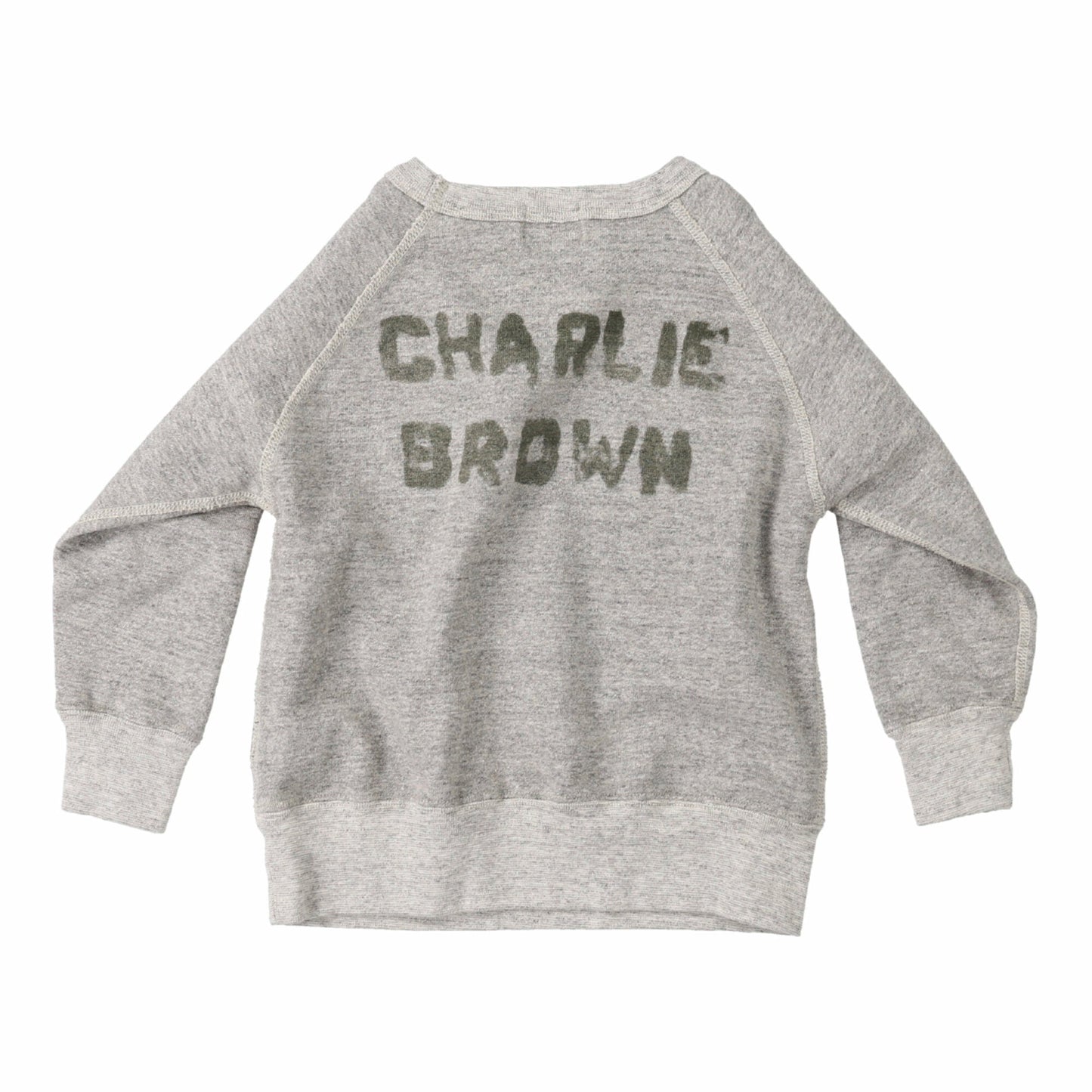 儿童灰色印花棉卫衣