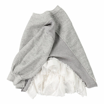 女童灰色棉卫衣