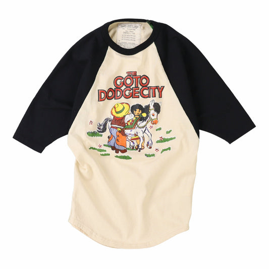 儿童白色印花棉T恤