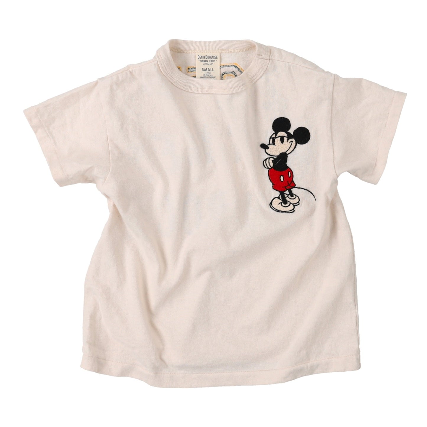 儿童白色米奇棉T恤