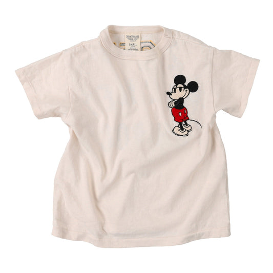 儿童白色米奇棉T恤
