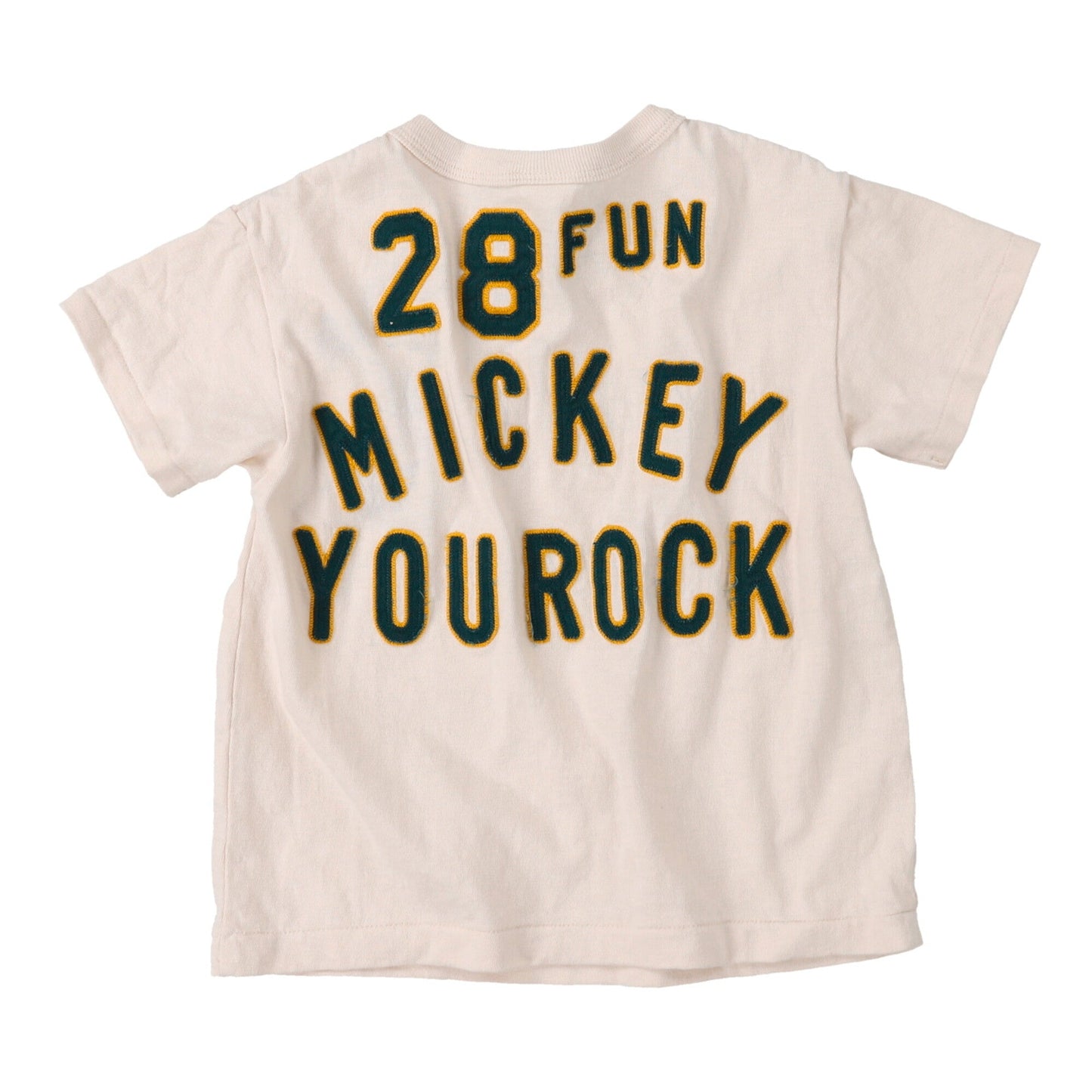 儿童白色米奇棉T恤