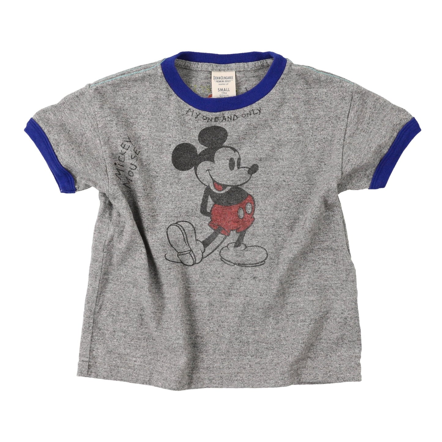 儿童灰色米奇棉T恤