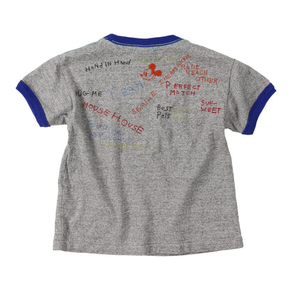 儿童灰色米奇棉T恤