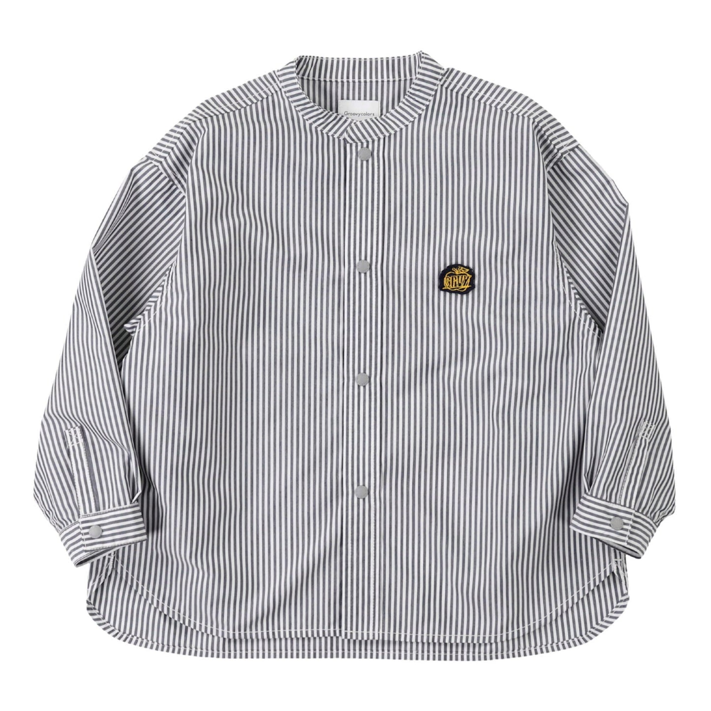 儿童藏青色条纹衬衫