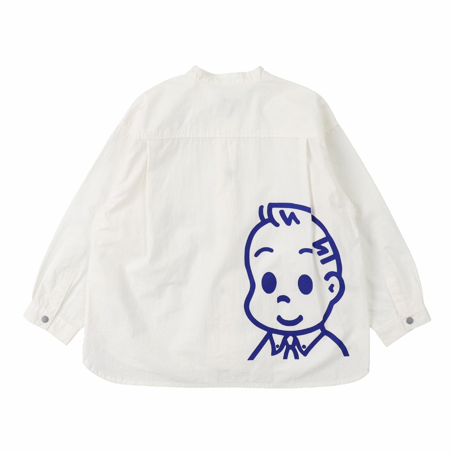 儿童白色棉衬衫