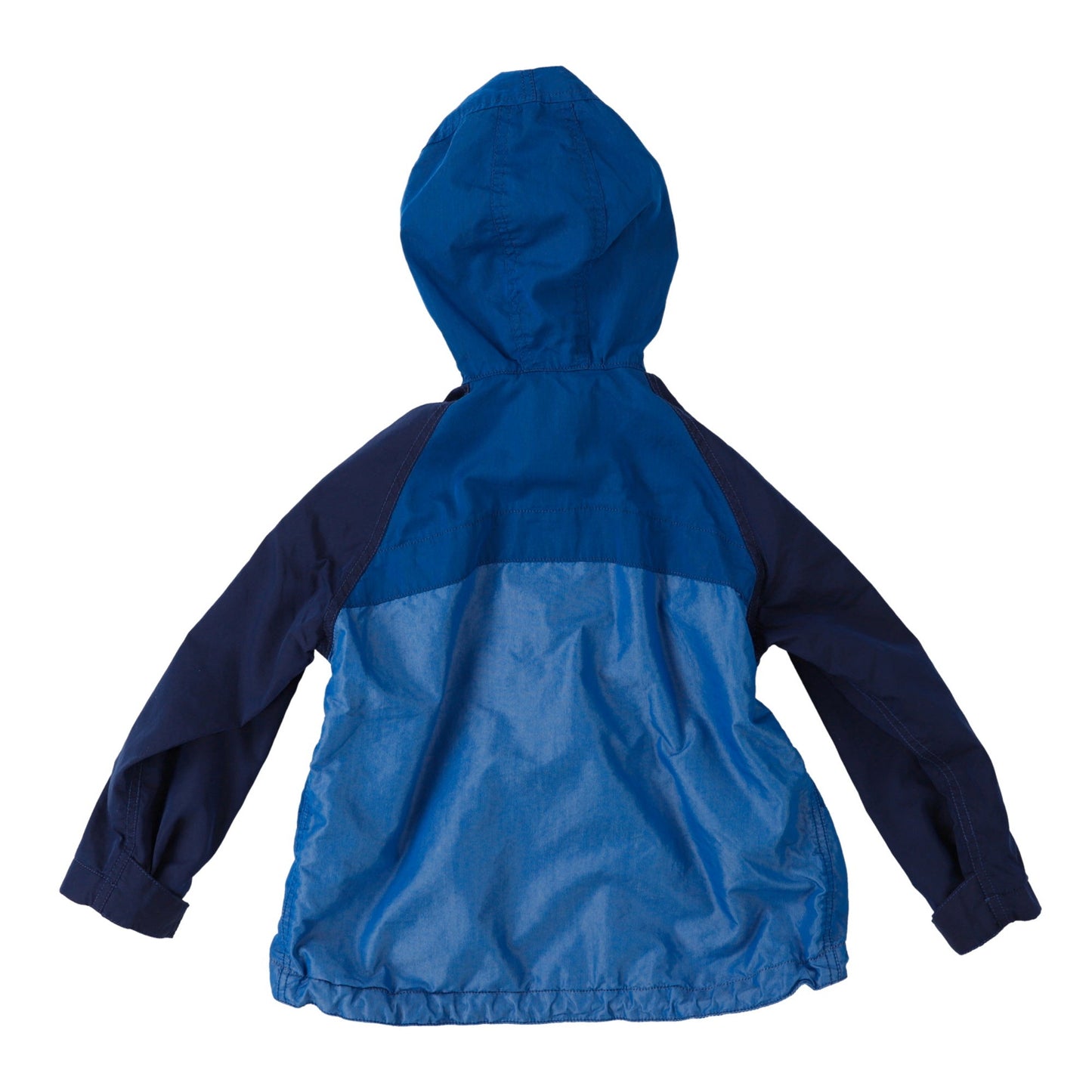 儿童蓝色连帽夹克