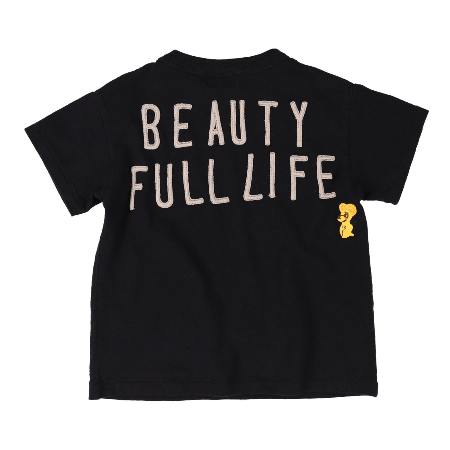 儿童黑色Logo棉T恤