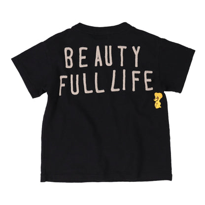 儿童黑色Logo棉T恤