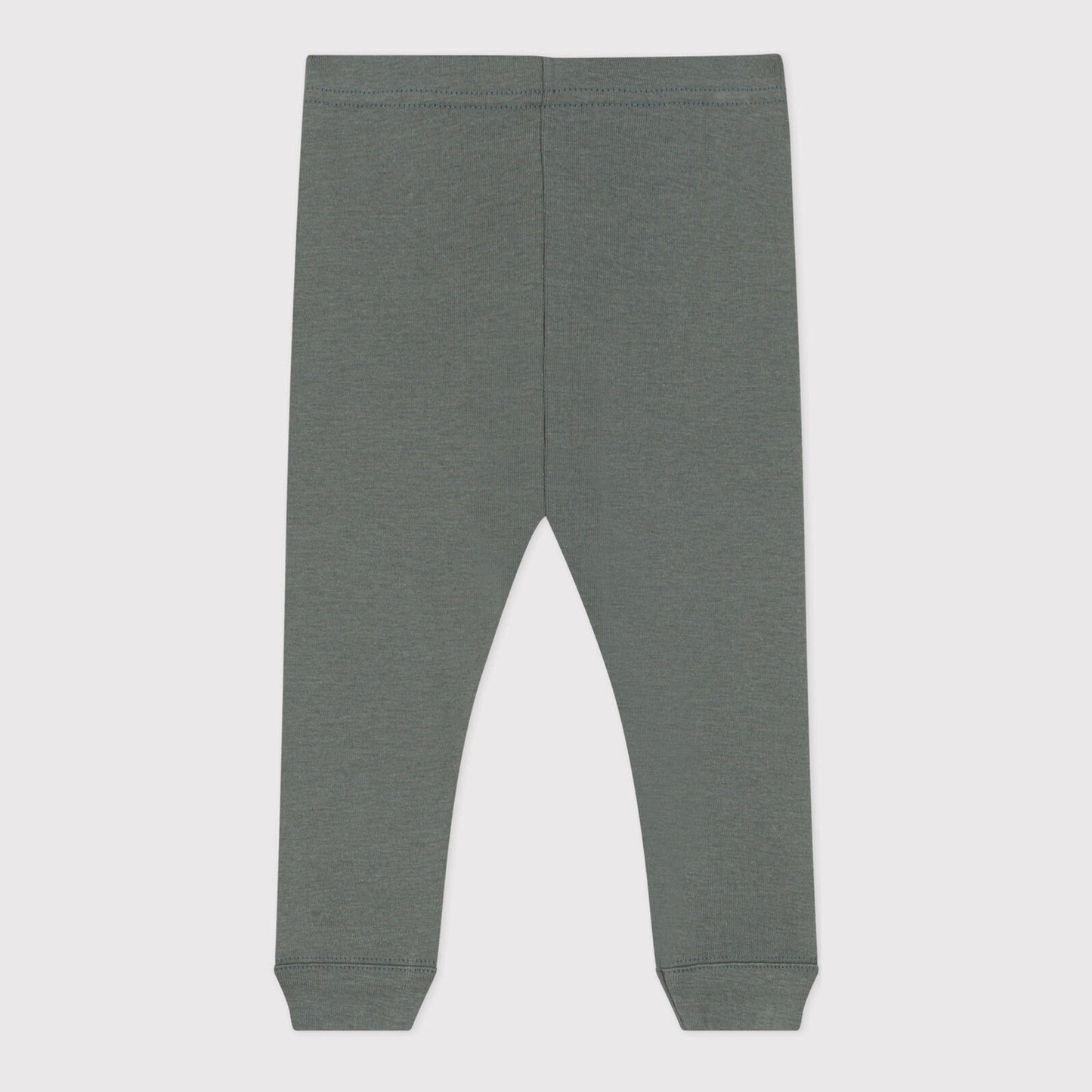 女婴深绿色棉打底裤