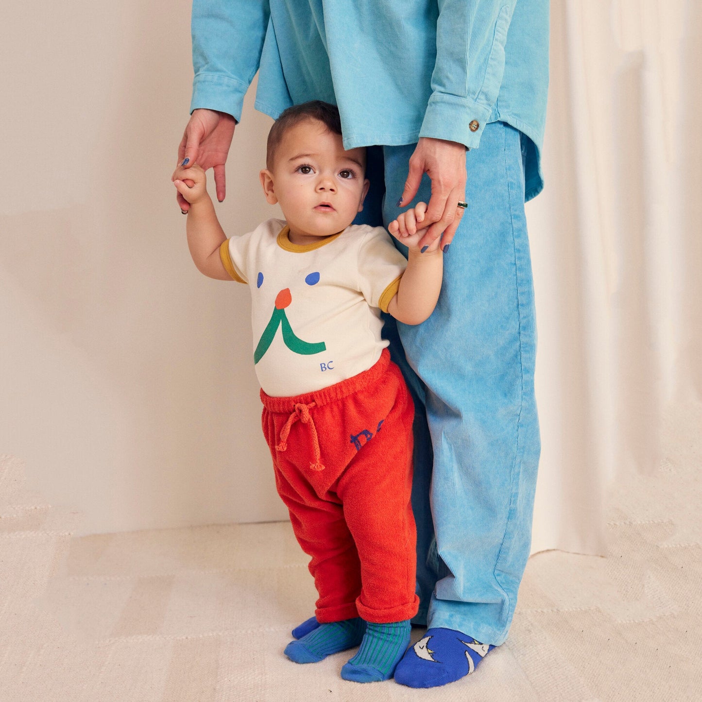 婴儿白色棉T恤