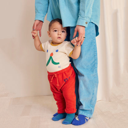 婴儿白色棉T恤