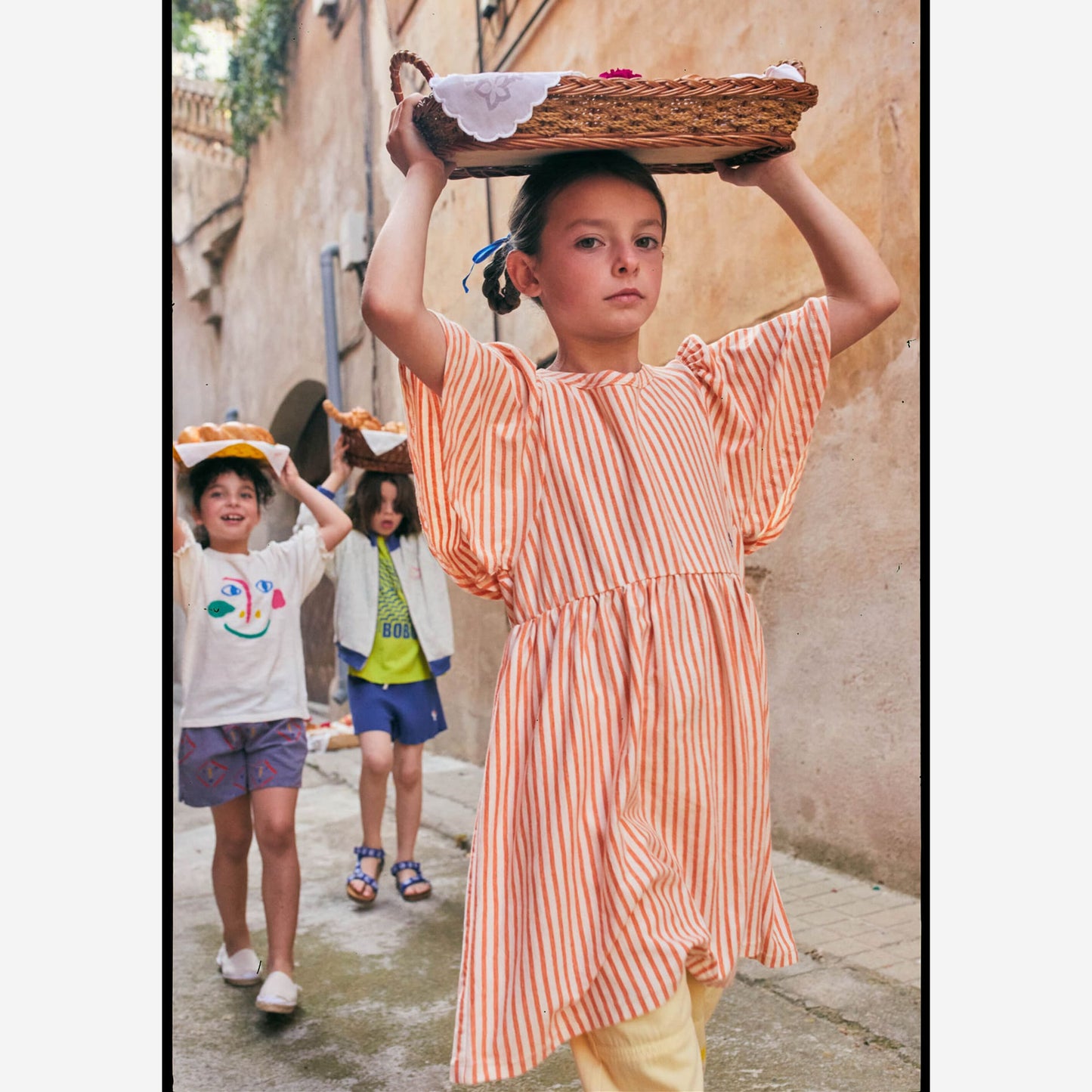 儿童绿色Logo棉T恤