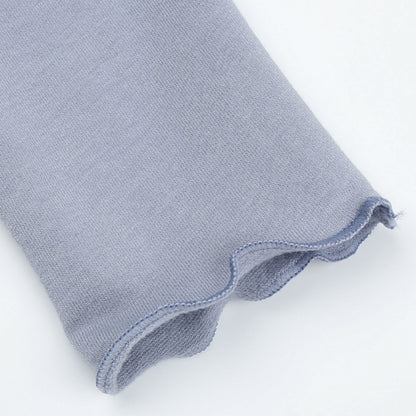 女童蓝色芭蕾舞短款T恤