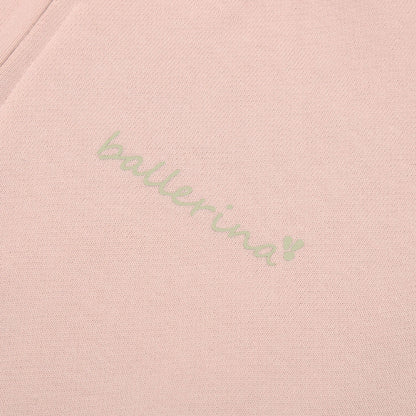 女童紫色芭蕾舞拉链夹克