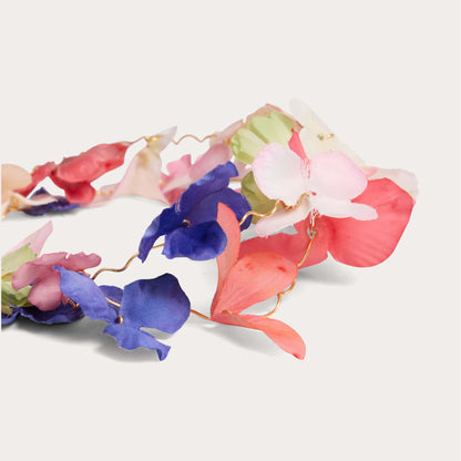 女童彩色花朵皇冠