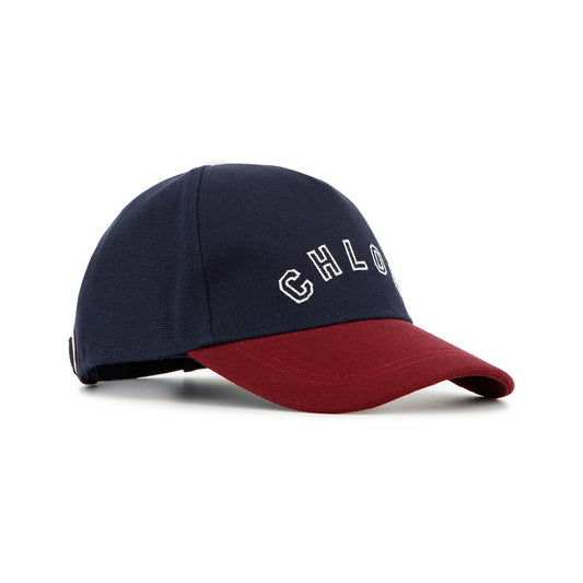 女童蓝色Logo棉棒球帽