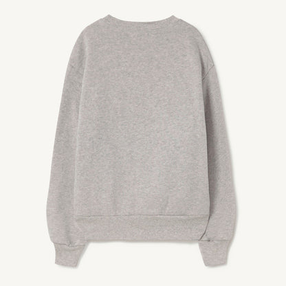 儿童灰色印花棉卫衣