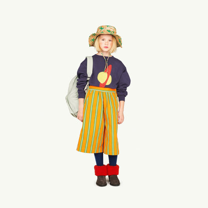 儿童蓝色印花棉卫衣