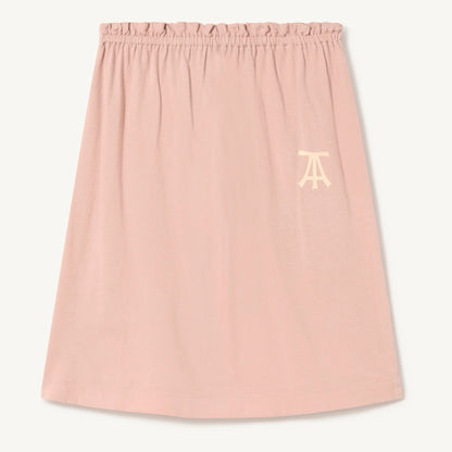 女童粉色Logo棉短裙
