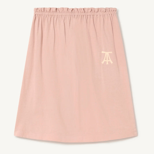 女童粉色Logo棉短裙