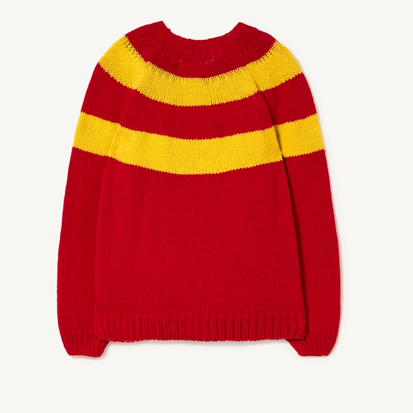 儿童红色羊毛开衫