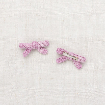 女童粉色蝴蝶结发夹