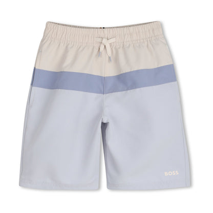 男童浅蓝色泳裤